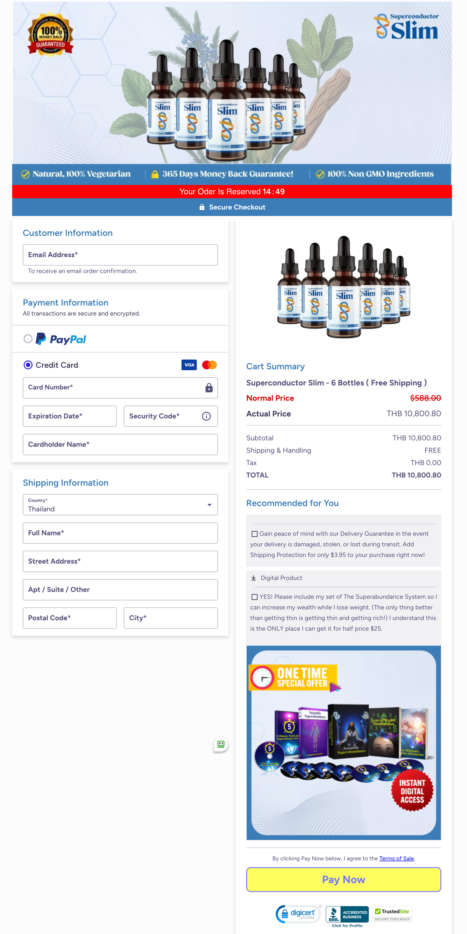 Superconductor Slim Official Website Secure Order Page